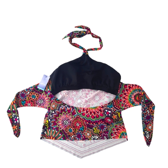 Women's Apt.9 Print Scarf-Hem Halter Tankini NWT - Picture 5 of 6